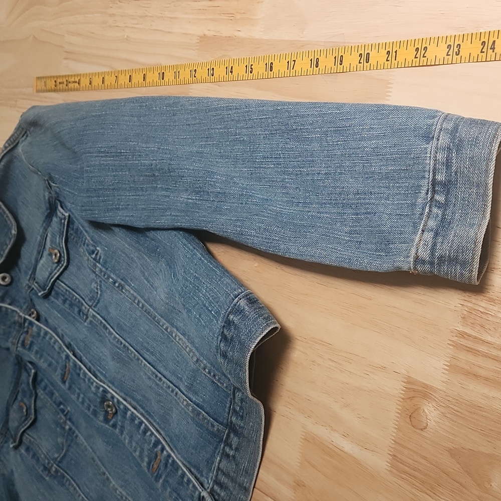 Gap Jean Jacket - Large Fitted - image 3
